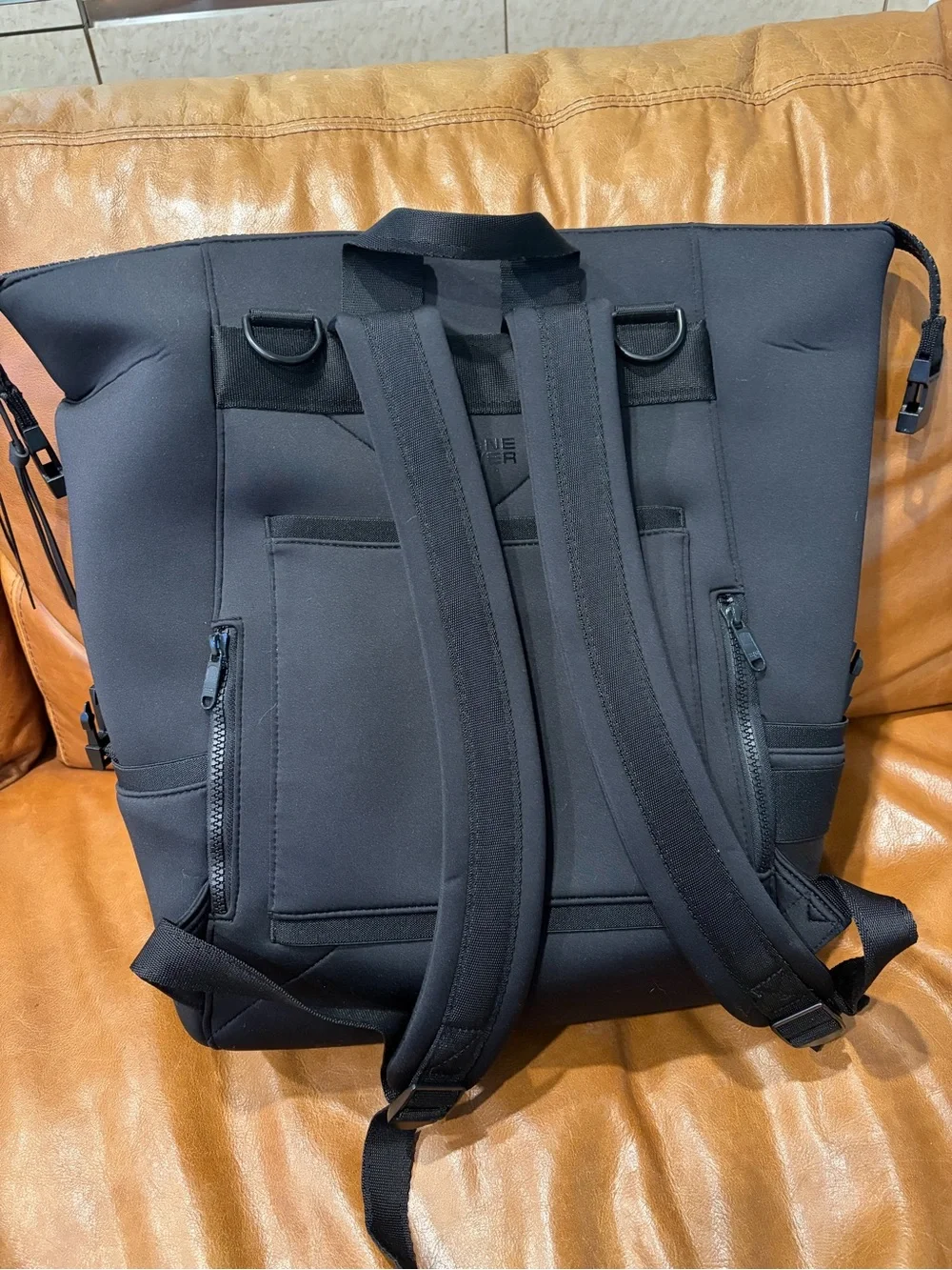 Dagne Dover black diaper backpack